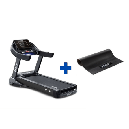 ลู่วิ่งไฟฟ้า FITEX F1 AC 5 แรงม้า + แผ่นยางรองลู่วิ่ง FITEX_1